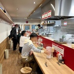 ラーメンきずな - カウンターのみ