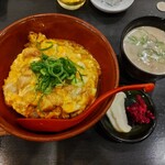 親子丼とかす汁
