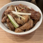 小麦と肉 桃の木 - ミニテール丼200円