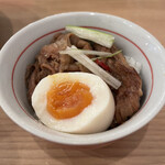 小麦と肉 桃の木 - ミニテール丼＋味玉