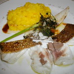 アルベルゴ・バンブー - とても柔らかい食感に調理された真鯛　旨し！