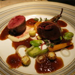 エクアトゥール - 25年5月　茨城県、仔鳩のロースト　スモーキーな赤ワインソース