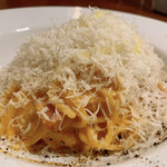 BAR WAIWAI TALIANO DUOZO - Freshly Shaved Parmigiano and Fresh Egg Carbonara