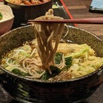 Jidori To Shunsai Kiraku - セリの天ぷら蕎麦(2022.11)