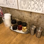 大衆らーめん酒場 桔梗 - 卓上