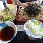 多聞 - 天ざる（￥1,300）