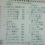 なか乃 - 本日のメニュー