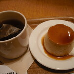 カフェ&ミール ムジ - 本和香糖の焼きプリンと紅茶