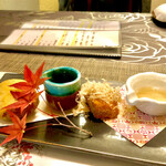 Restaurant&Bar 銀座 SAKURA - 増田牛のコロッケと子持ち昆布フライ　ジューシーなコロッケと香ばしいミッシリ子持ち昆布　