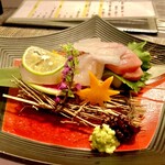 Restaurant&Bar 銀座 SAKURA - その日のお造り　中トロ　櫨　松川鰈　白味魚は特に旨い！