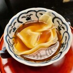 銀座 上瀧 - 2022.11.  北海道産 雲丹入り頂湯スープ~海胆雲呑頂湯~