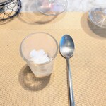 La Brianza - レモンとセージシャーベット。すっきりするおいしいお口直し