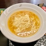 銀座 上瀧 - 2022.11.  上海蟹清湯香港麺~大閘蟹清湯麺~