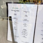 La Brianza - この日のメニュー。メニューは随時変わっていきます