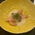 あま木 - 北海道産鰤　山芋　蓼の花