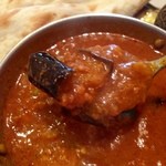 Macha puchare - 茄子と挽肉のカリー