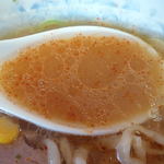 中華そば 金ちゃん - みそ味ラーメン（辛味噌投入後）