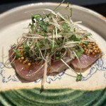 四季彩ダイニング　春 - 鰤の藁ら焼きマスタード醤油