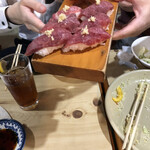 焼肉 はせ川 - 馬の握り寿司　1500円 