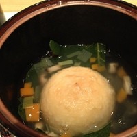 和食 鮨 日本酒 銀波 銀座店 - 百合根饅頭沢煮あんかけ
