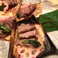 和食 鮨 日本酒 銀波 銀座店 - 仔牛のフィレ肉と焼き大根