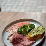 Cafe Inclusion - プロテインバランスプレート［アボカドトースト］