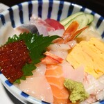 鮨処 焼処 魚一心 - 海鮮チラシ1680円