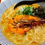 灼味噌らーめん 八堂八 - 海老らーめん 1200円