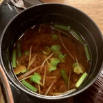 寿司 向月 - 赤出し