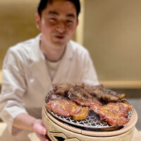 日本料理 研野 - ❹チャーシュー
                    ～研野さんのスペシャリテ。京都もち豚のチャーシュー。かぶりつきたいものです╰(*´︶`*)╯♡