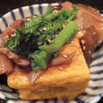 興 - 「卵焼きの　きのこあんかけ」：旨み豊かな卵焼きは、
      やさしいベールに包まれてじんわりと甘い。
      