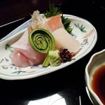 近又 - お造り（アマダイ、鯛、平貝）