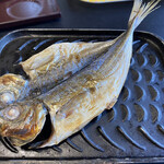 Hoteru Onoura - 干物は軽く焼いてあるので、食事前に温め直してこんがり度アップ！
