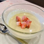 matcha panna cotta