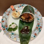 七草の湯 - アワビの味噌田楽