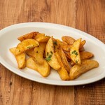 French fries (addictive anchovy butter)