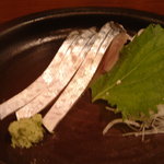 企久太 - さばの酢〆（ちょっと少し食べてしまいました）