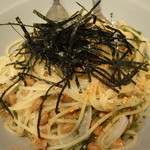 宵 - 超美味で体にも良さそうなメカブ納豆パスタ　900円