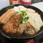 とよみそば - ゆし豆腐そば（肉あり）