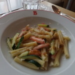 ル・コントワール・ド・ブノワ - 前菜）ズワイガニとズッキーニのショートパスタ“カサレッチ”