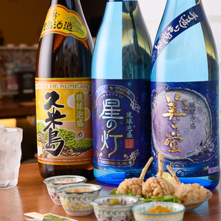 Rare brands are also available ◎ Awamori that is easy to drink even for beginners is recommended