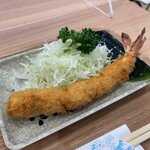 まるは食堂 - 大エビフライ1本