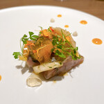 ラチュレ - 鯵と柿のマリネ