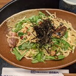 Goemon - 鯖と水菜のペペロンチーノ 980円