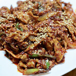 釜山 - デジコギクイ（豚の旨辛炒め）