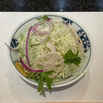 とんかつ マンジェ - 前菜のサラダ