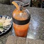 とんかつ マンジェ - サラダ用のドレッシング