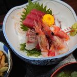味処花しょく - 美味しいお刺し身でした