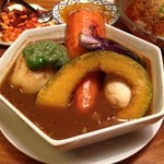 馬来西亜マレー - 野菜の迫力、そしてあまくて辛い！