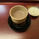 赤坂おぎ乃 - 茶碗蒸し　香茸擦り流しトッピング
